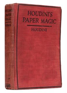 Appraisal: Houdini Harry Houdini s Paper Magic Houdini Harry Ehrich Weiss