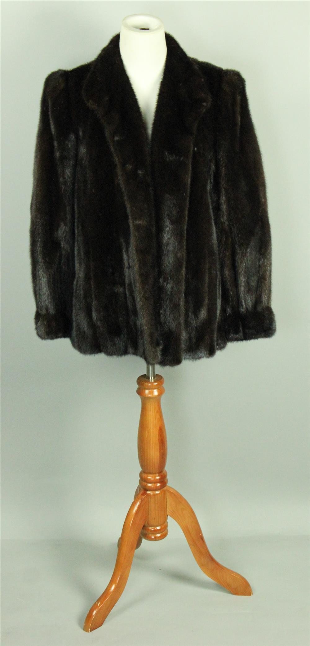 Appraisal: CHLOE SAKS-JANDEL CHEVY CHASE SHORT MINK COAT SIZE - with