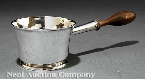 Appraisal: A George I Sterling Silver Brandy Warmer George Wickes London