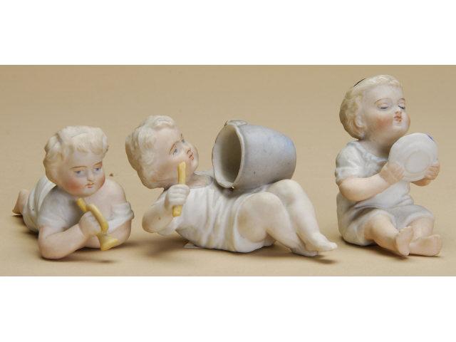 Appraisal: Lot Three German Baby Figures Germany ca a whimsical set