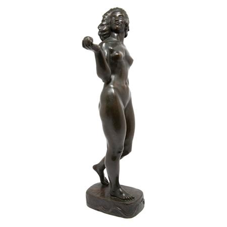 Appraisal: Art Deco Bronze Figure of Eve Estimate -