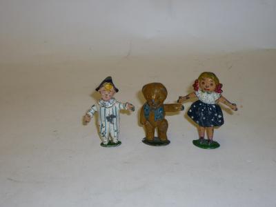 Appraisal: A metal set Andy Pandy Teddy and Looby Loo high