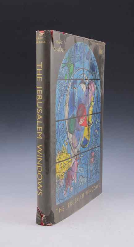 Appraisal: CHAGALL Marc Russian - ''The Jerusalem Windows'' book with original