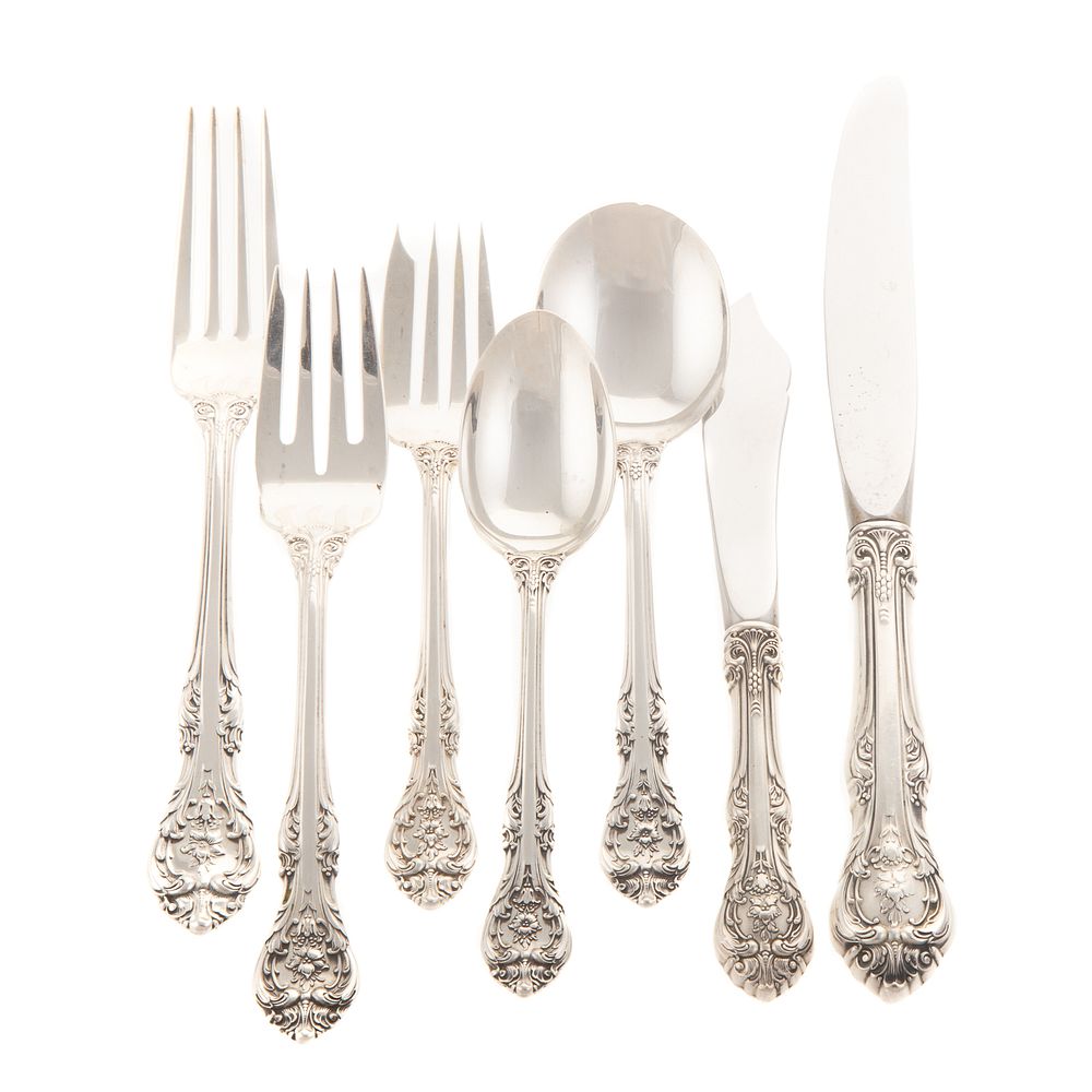 Appraisal: Gorham Sterling King Edward Flatware Service including eight dinner knives