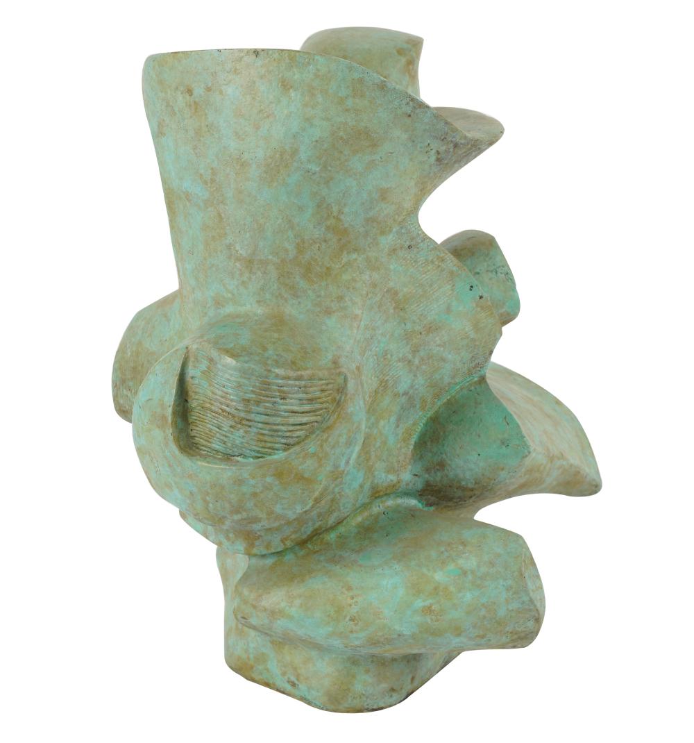 Appraisal: BARBARA BERETICH B ABSTRACTpatinated bronze unsigned Provenance The Estate of