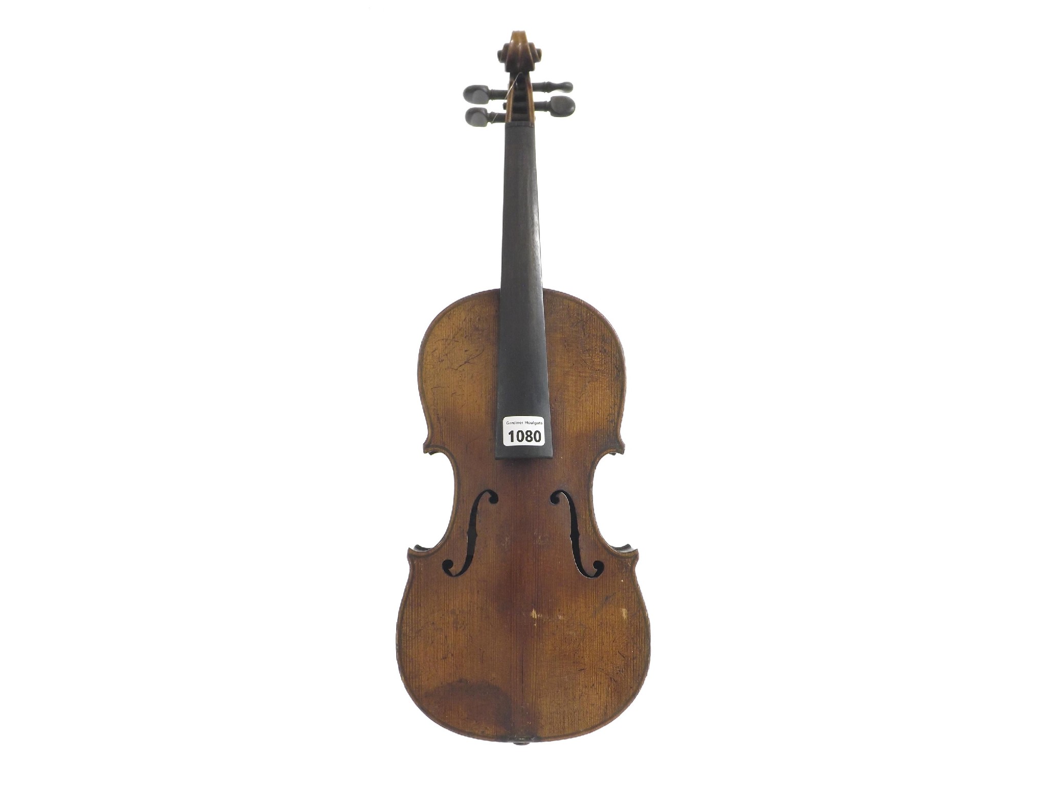 Appraisal: Late th century violin labelled Borgani Macerata cm