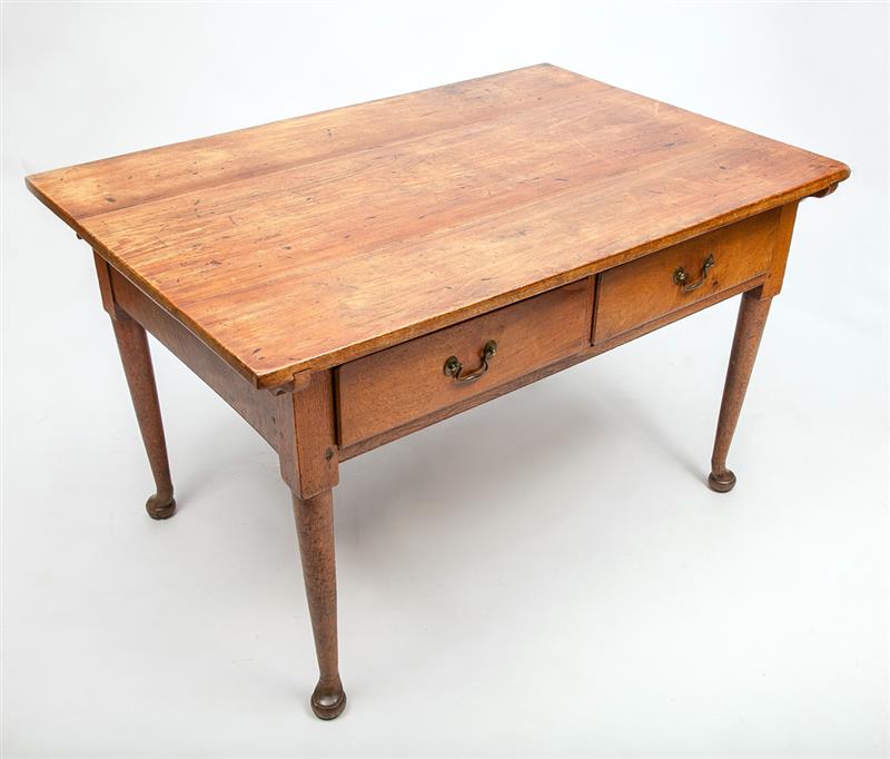 Appraisal: American Queen Anne Style Walnut Table in x ft x