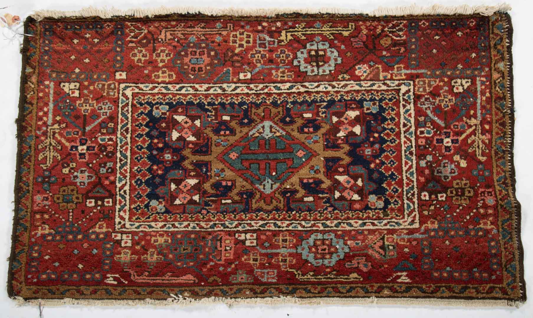 Appraisal: Antique Karaja rug approx x Persia circa Condition End and