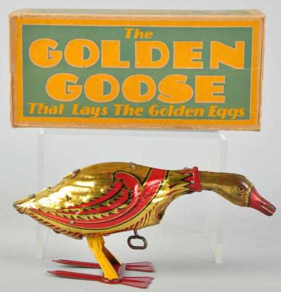 Appraisal: Tin Litho Marx Golden Goose Wind-Up Toy American Working Comes