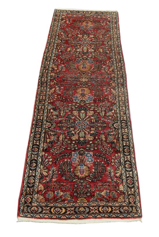 Appraisal: RUGS Semi-Antique Persian Lillehan runner ' l x ' w