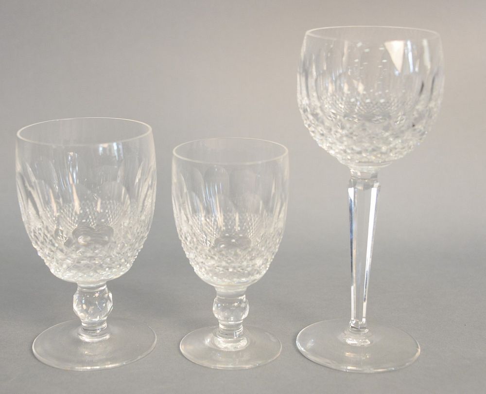 Appraisal: Twenty-eight Waterford Colleen glasses to include miscellaneous pieces in original