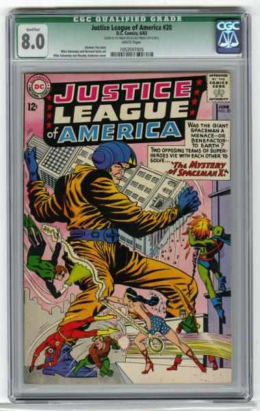 Appraisal: Justice League of America CGC D C Comics Gardner Fox