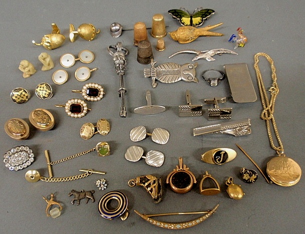 Appraisal: - Group of mostly th c jewelry and accessories to