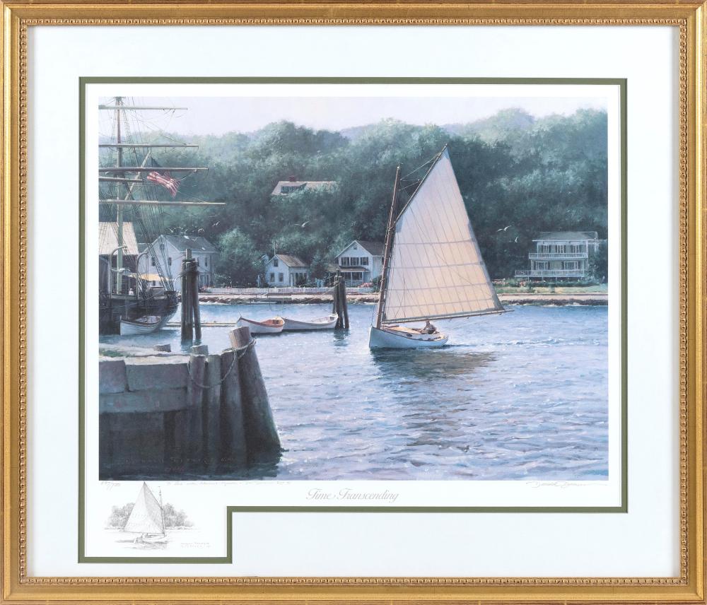 Appraisal: DONALD DEMERS MAINE MASSACHUSETTS B TIME TRANSCENDING PRINT X SIGHT