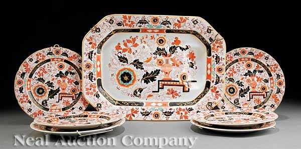 Appraisal: A Partial Suite of Ashworth Mason's Ironstone Dinnerware c comprising