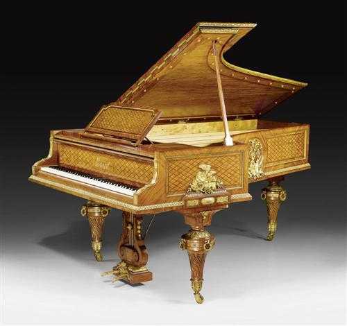 Appraisal: IMPORTANT GRAND PIANO Louis XVI style signed and numbered ERARD