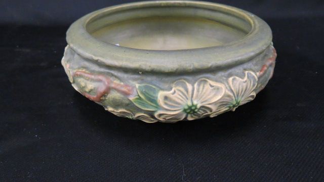 Appraisal: Roseville Dogwood I Art Pottery Planter excellent