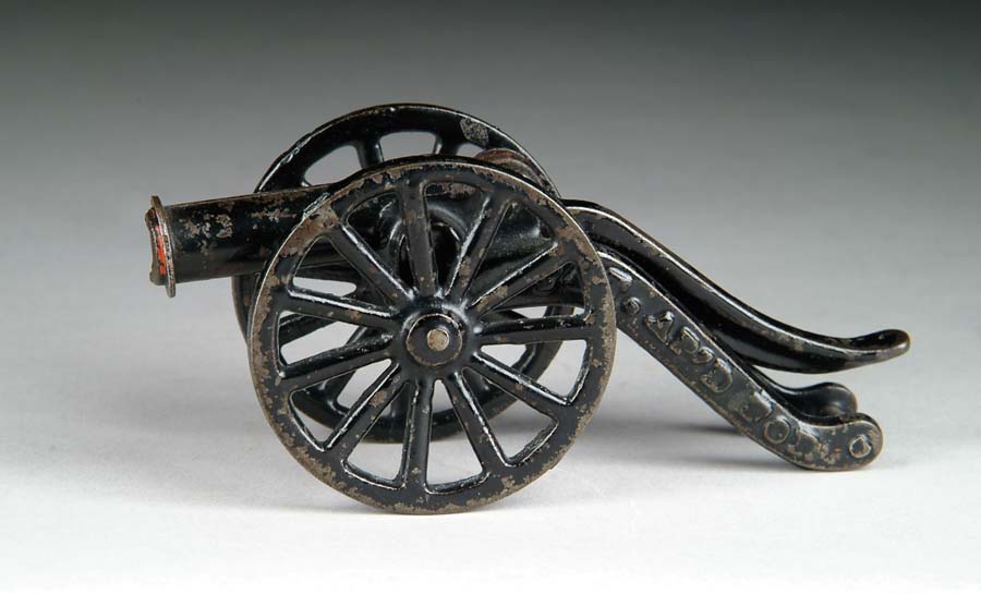 Appraisal: IVES MATCH CANNON Ca 's Black enameled with red highlights