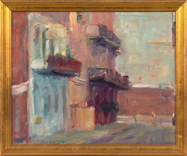 Appraisal: Charles Whitfield Richards American New Orleans - French Quarter Street