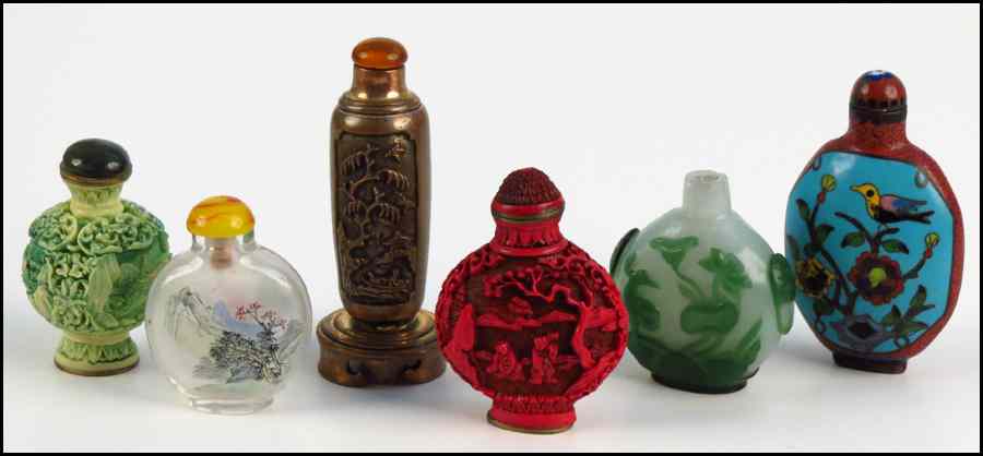 Appraisal: COLLECTION OF SNUFF BOTTLES Condition No Specific Condition Recorded -