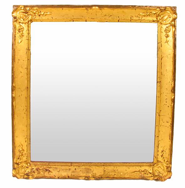 Appraisal: A gilt mirror height ft in width in