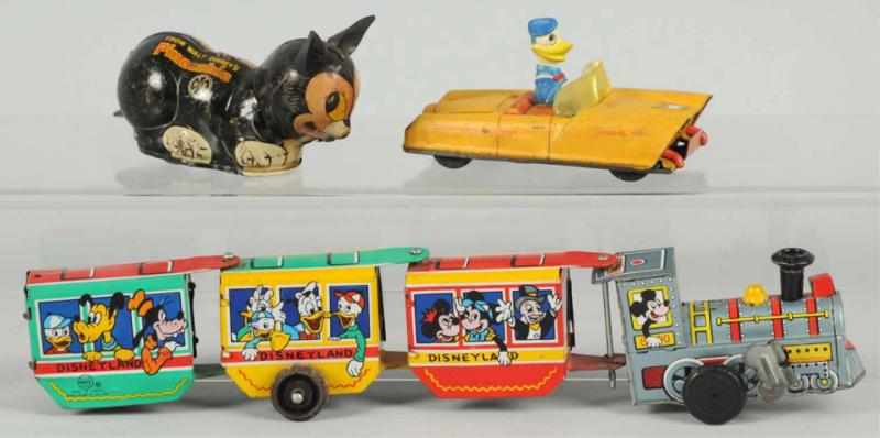 Appraisal: Lot of Disney Marx Linemar Character Toys Includes one Donald