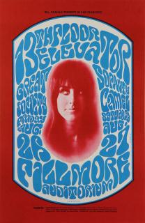 Appraisal: Bill Graham Vintage Rock Poster BG Wes Wilson American b