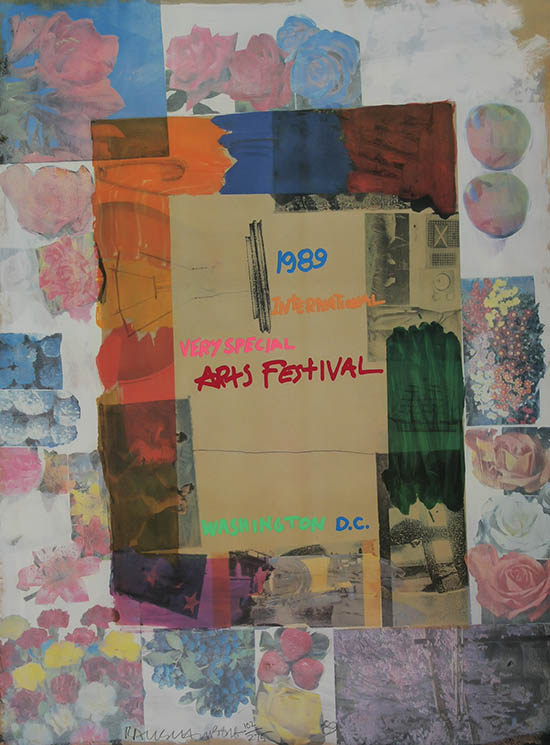 Appraisal: Robert Rauschenberg American - International Very Special Arts Festival Offset