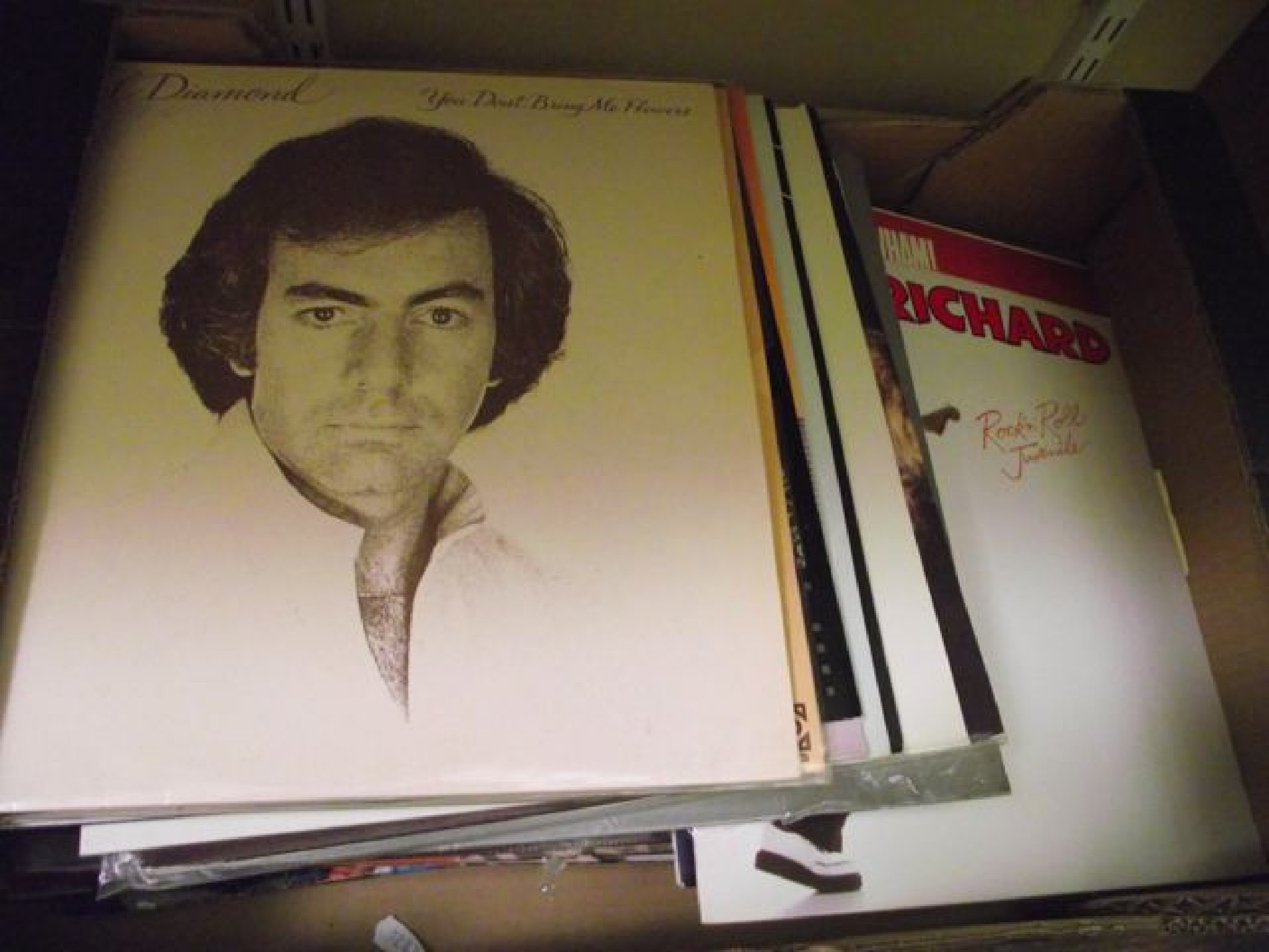 Appraisal: Two boxes containing a quantity of miscellaneous LPs artists including