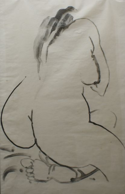 Appraisal: Brett Whiteley - Back lithograph signed 'brett whiteley' lower right