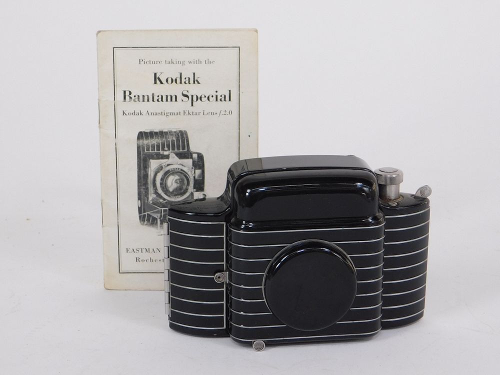 Appraisal: Kodak Bantam Special Camera Kodak Bantam Special folding rangefinder camera