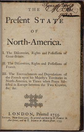 Appraisal: HUSKE JOHN THE PRESENT STATE OF NORTH-AMERICA BOSTON ST AMERICAN