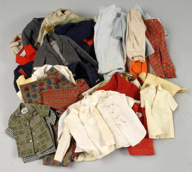 Appraisal: Giant Lot of Vintage Ken Doll Clothing Description Group of