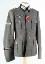 Appraisal: RARE ORIGINAL COMBAT TUNIC OF AN OBERLEUTNANT OF THE GROSSDEUTSCHLAND