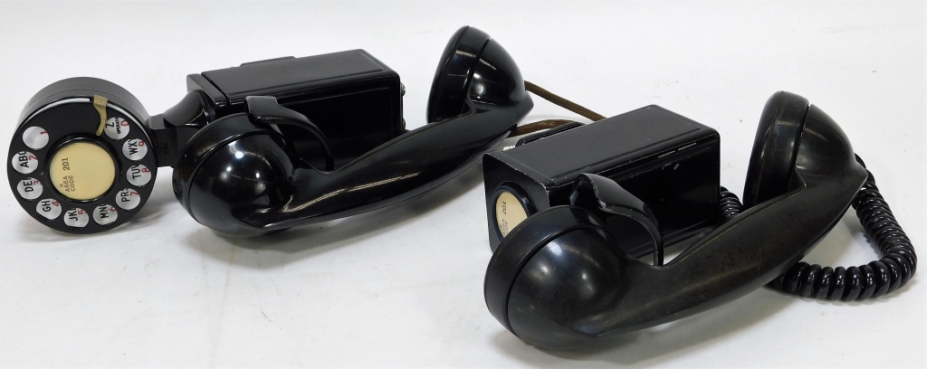 Appraisal: BELL TELEPHONE SPACE SAVER ROTARY PHONES United States th CenturyLot