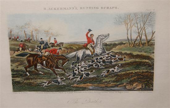 Appraisal: After H Alken R Ackermann's Hunting Scraps th century four