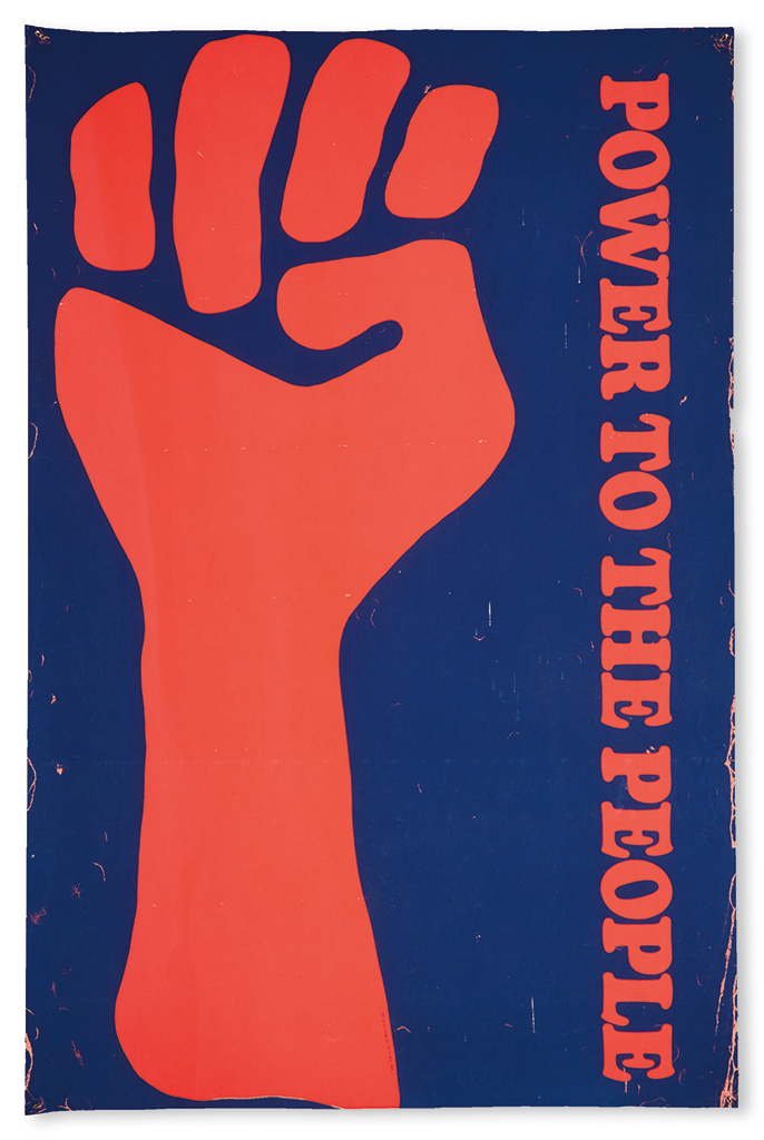 Appraisal: BLACK PANTHERS ANONYMOUS Power To The People Screen print x