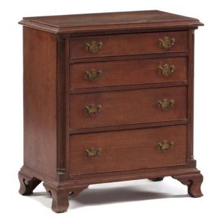 Appraisal: Southern Child's Chippendale Chest of Drawers circa Virginia or North