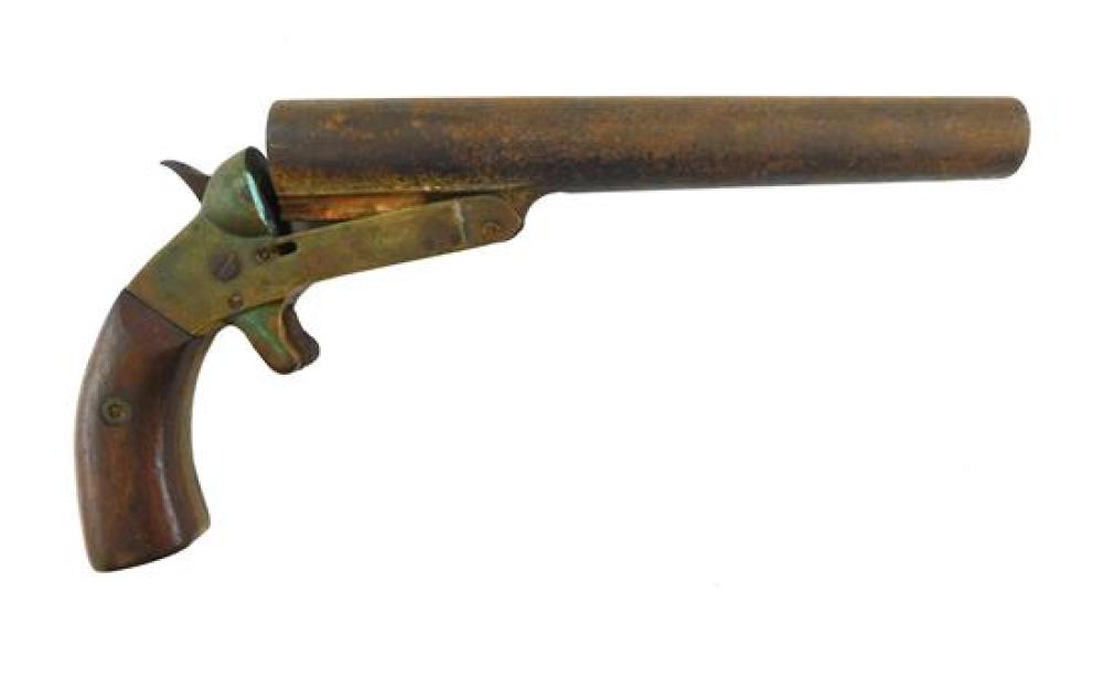 Appraisal: GUN Navy Yard Remington flare gun relic rusted