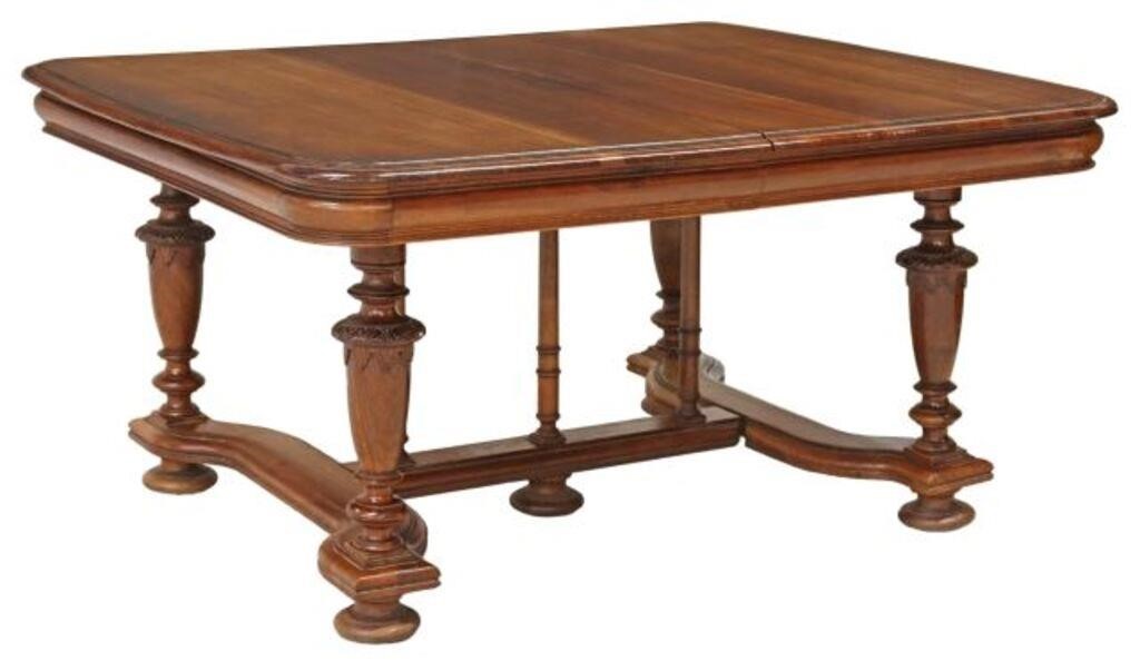 Appraisal: French Henri II style extension table late th c top