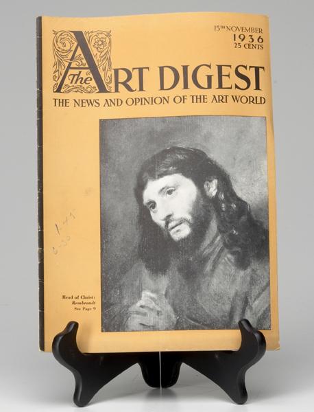 Appraisal: THE ART DIGEST MAGAZINE Combined with the Argus of San