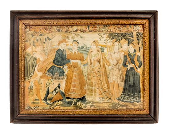 Appraisal: Sale Lot Artist Unknown British th Century Figures in a