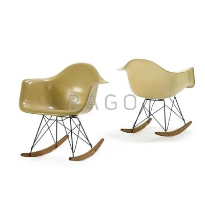 Appraisal: CHARLES EAMES - RAY EAMES - HERMAN MILLER Pair of