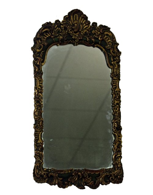 Appraisal: A wall mirror of th Century design the gilt and