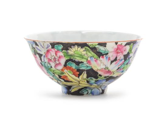 Appraisal: Sale Lot A Chinese Mille Fleurs Bowl possibly guangxu period