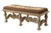 Appraisal: WINDOW BENCH - th c carved and gilded six leg