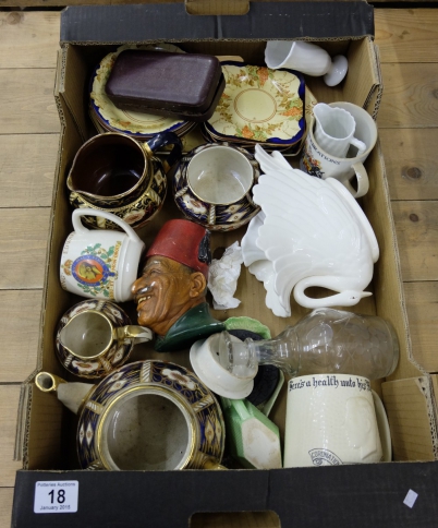 Appraisal: A collection of various pottery to include Poor Man's Derby