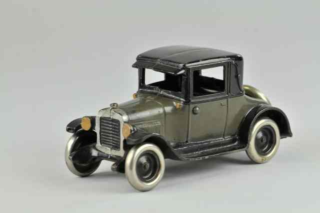 Appraisal: ARCADE IMPROVED CHEVROLET COUPE Late twenties cast iron painted in