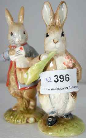 Appraisal: Royal Albert Beatrix Potter Figures Benjamin Ate a lettuce leaf