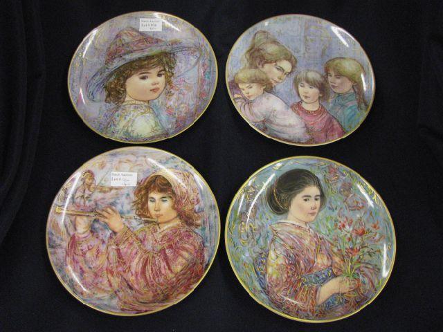 Appraisal: Edna Hibel Collection Plates children scenes